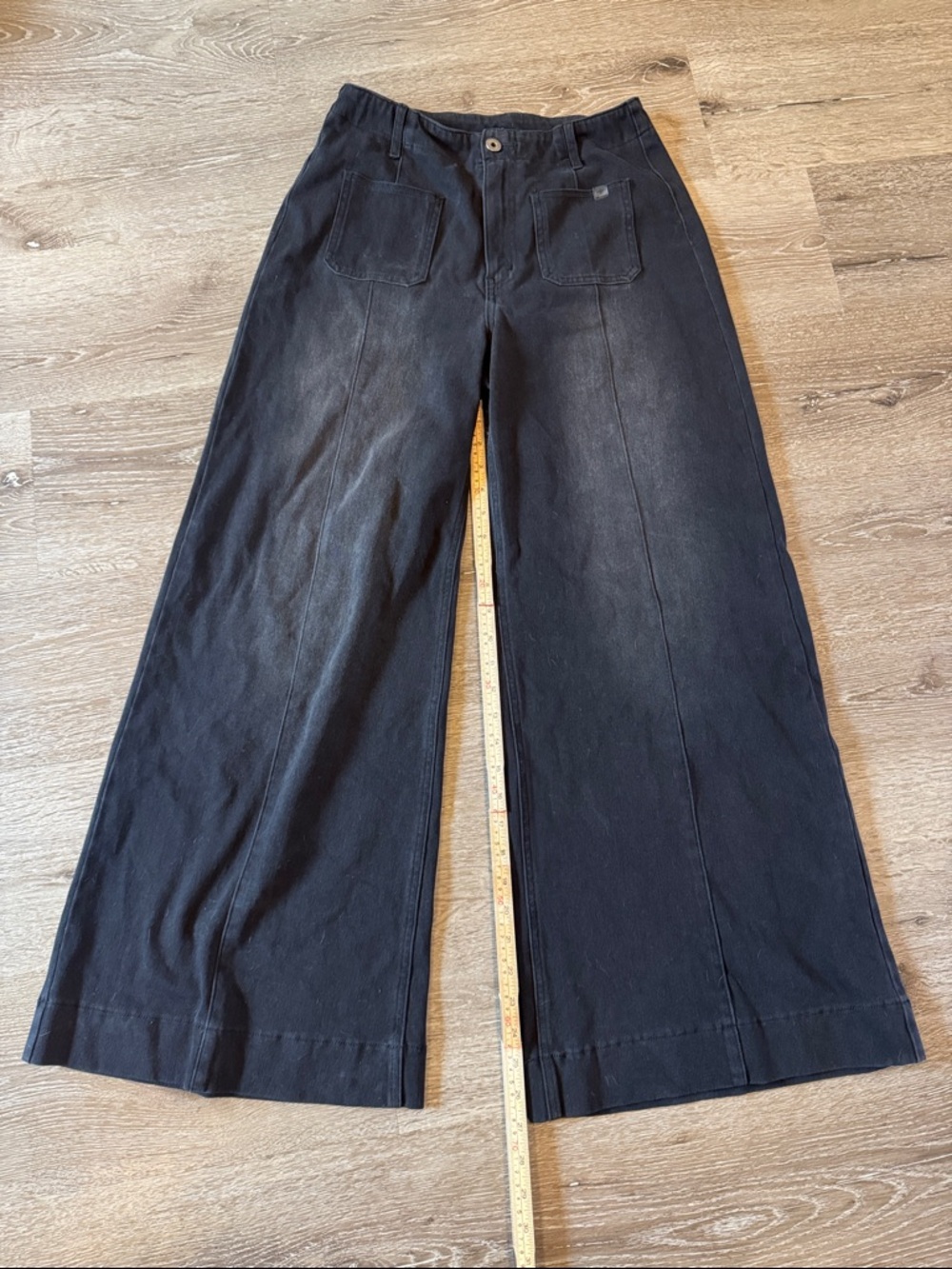 Halara Wide Leg Black Women’s Jeans - Classic High Waist